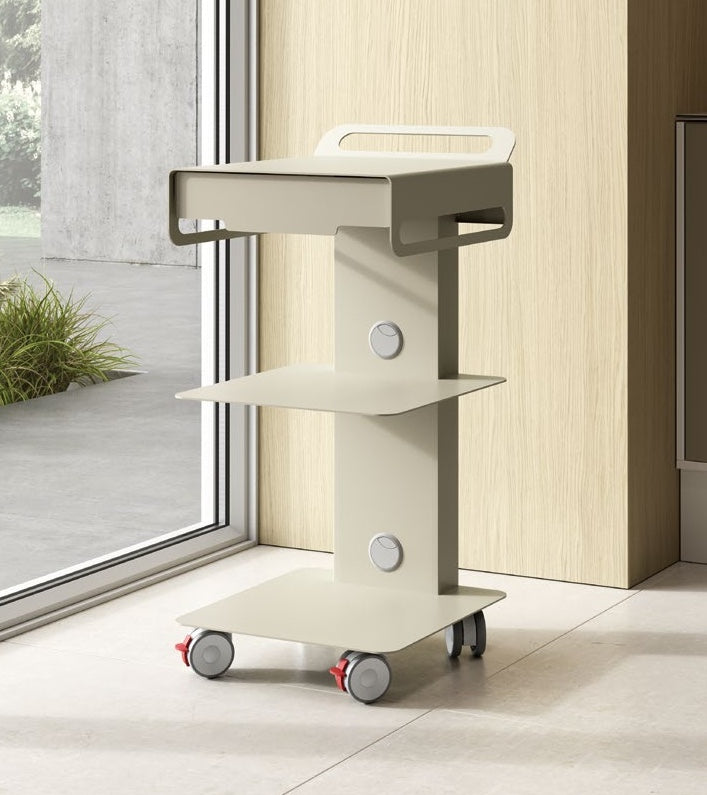 Dental computer cart front view