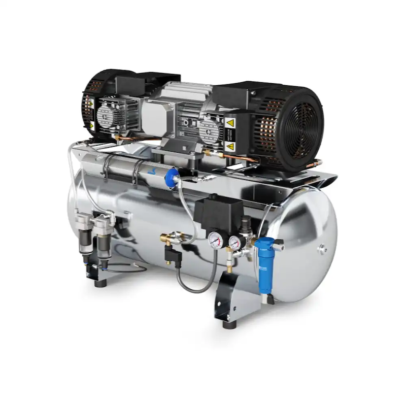 GENTILIN - Clinic 6/90 HS - Dry Air Compressor With Filter 400-50V-Hz