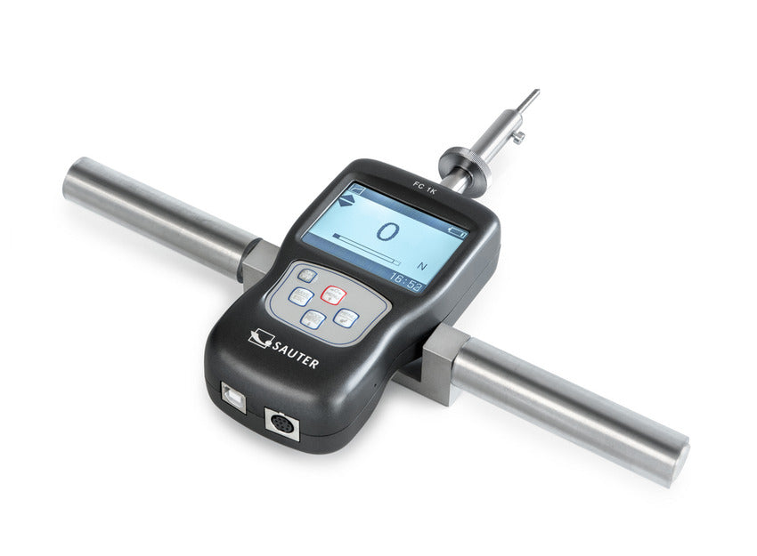 Force gauge front view