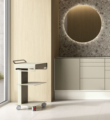 Dental computer Cart side view