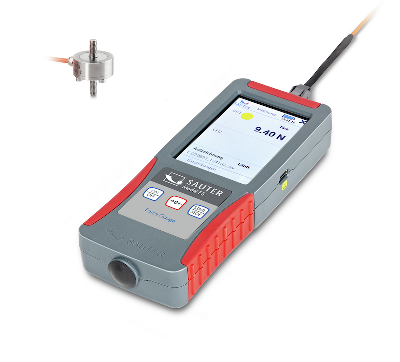 force gauge front view