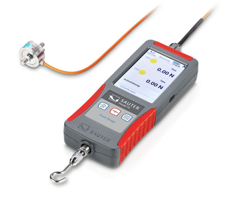 Digital force gauge with attachment 1