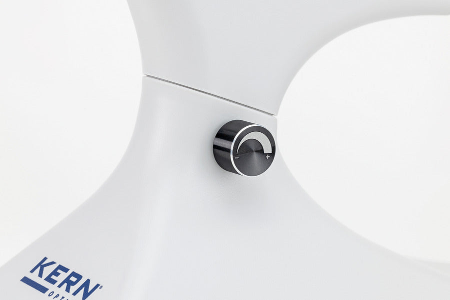 Manual polarimeter brightness control knob.