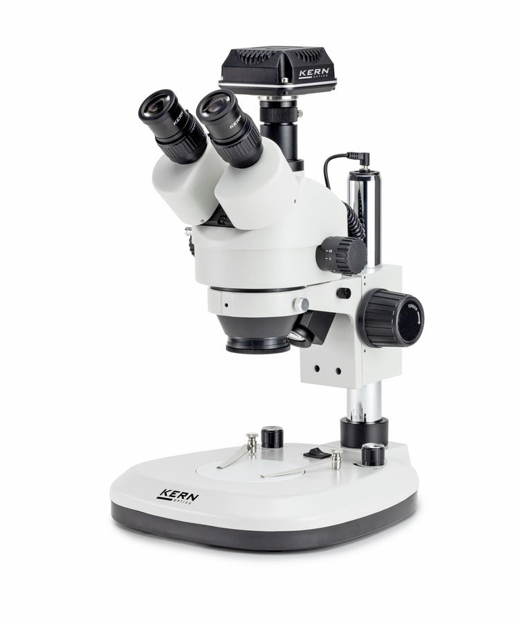 stereo zoom microscope with camera adapter