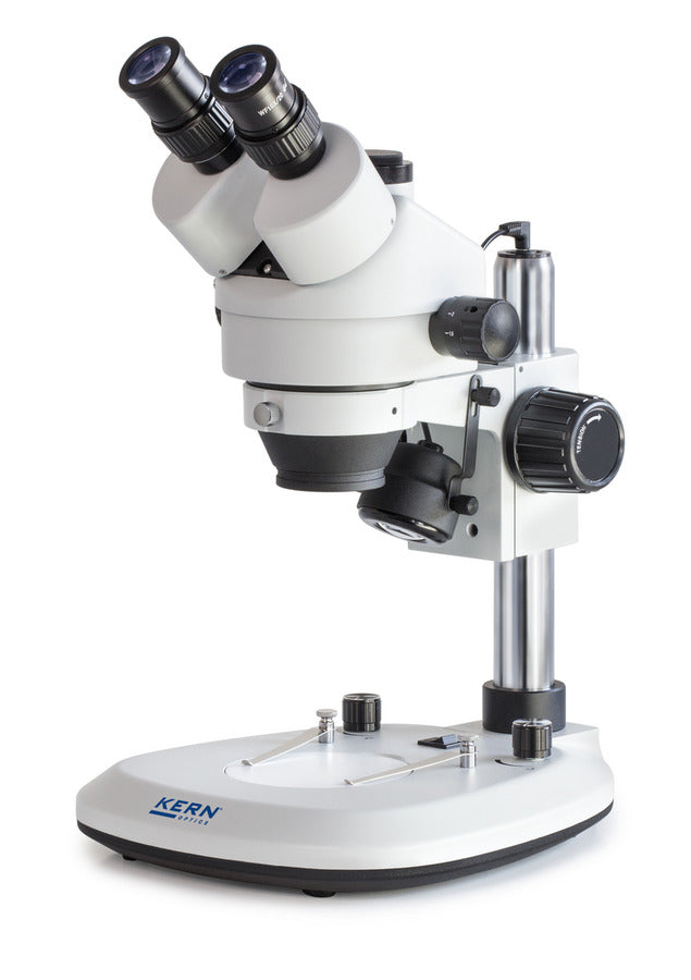 stereo zoom microscope with LED illumination