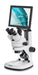 stereo zoom microscope with LCD display