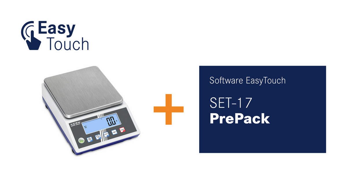 KERN Food Balance - PCJ 6000-1M-Prepack + Software - Range 6kg - Readability 0,1g
