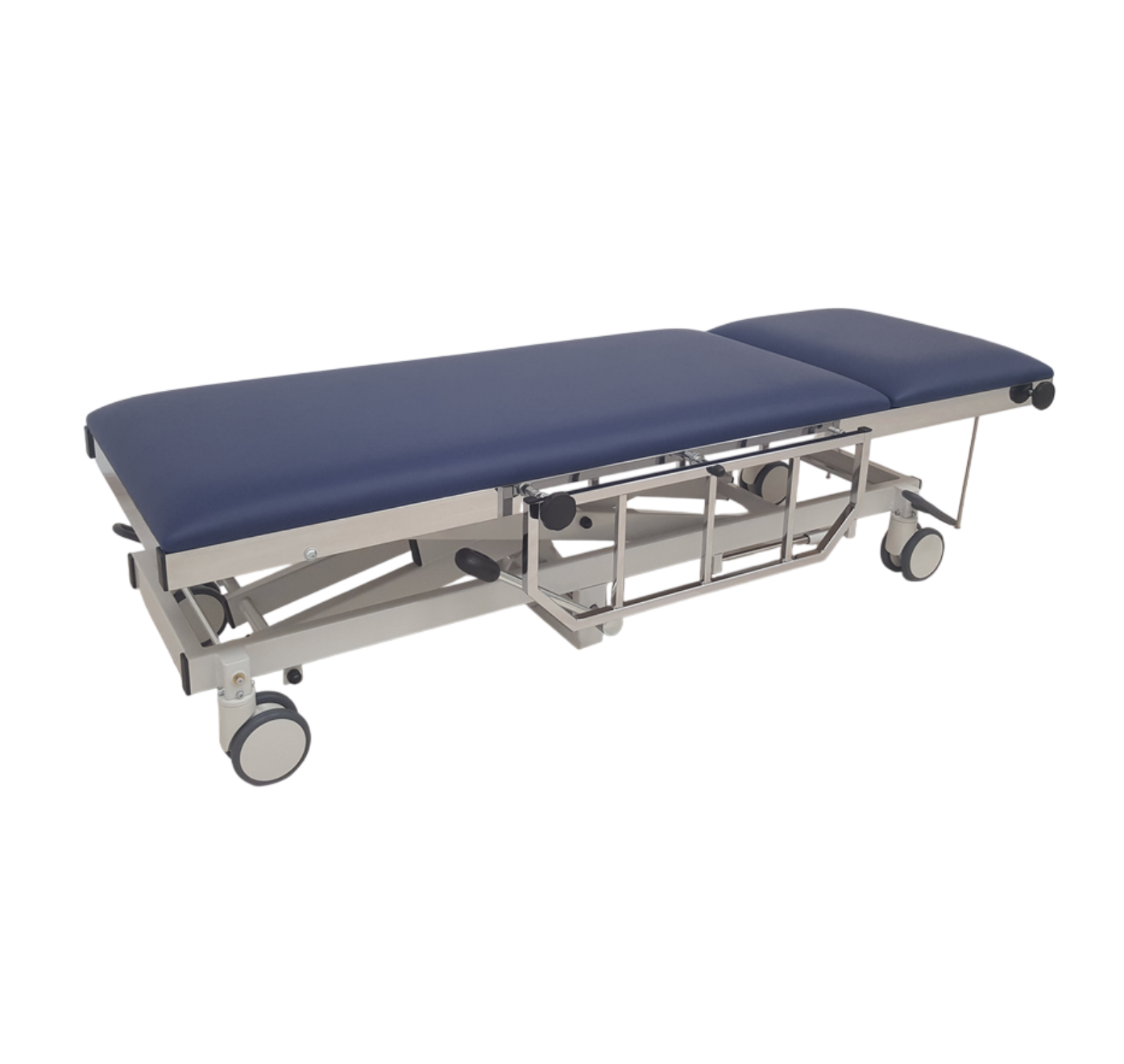 AGA Patient Transport Table Hydraulic Height Adjustment and Side Guards (650 mm width)