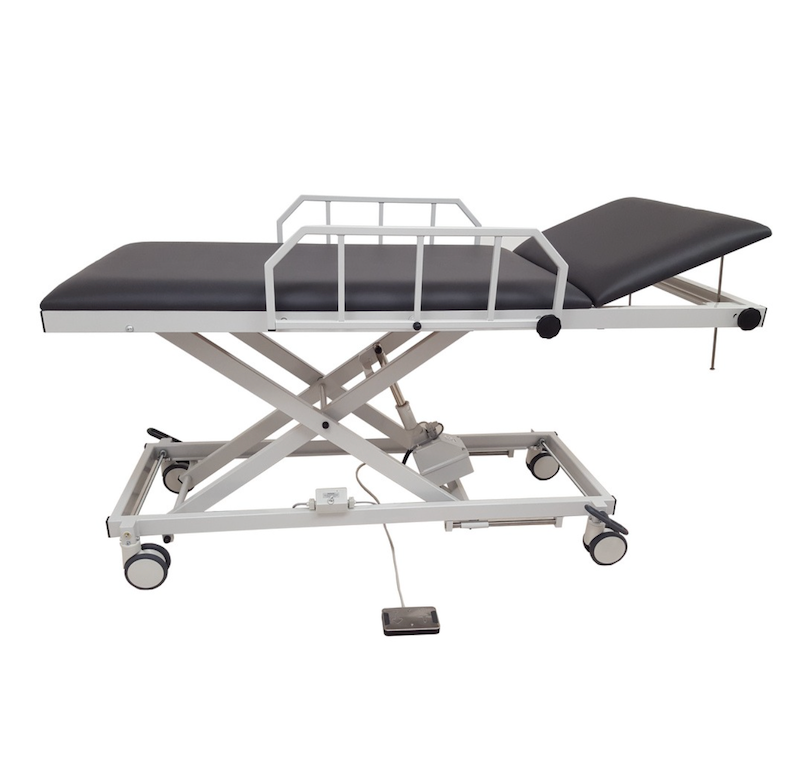 AGA Patient Transport Table Electric Height Adjustment and Side Guards (800 mm)