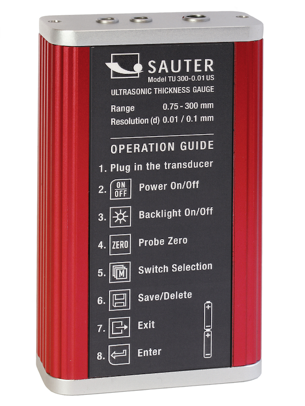 Ultrasonic Thickness Gauge back view
